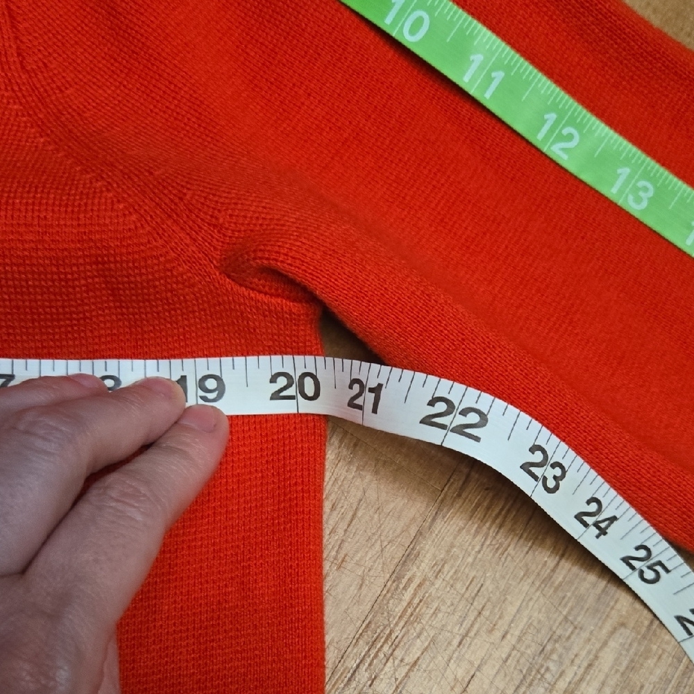 ๐J. Crew Women's Vibrant Red Cardigan Small Pockets - Picture 8 of 9